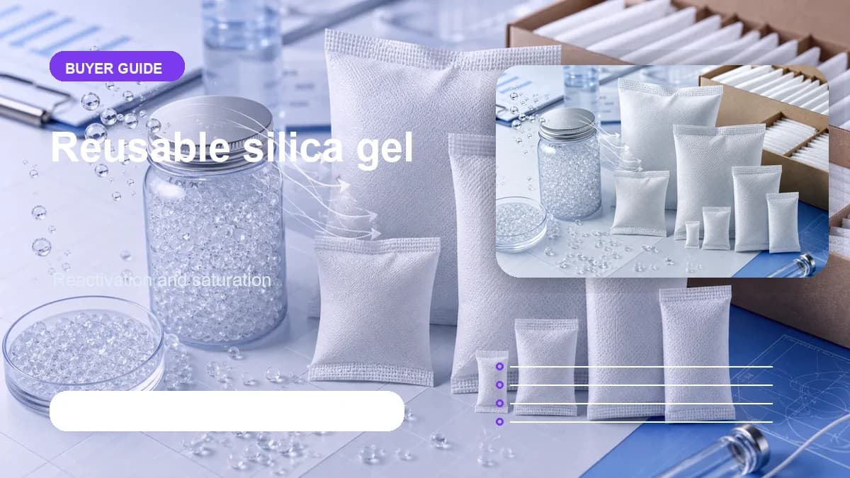 Reusable silica gel reactivation visual visual for DryGelWorld industrial desiccant buyers