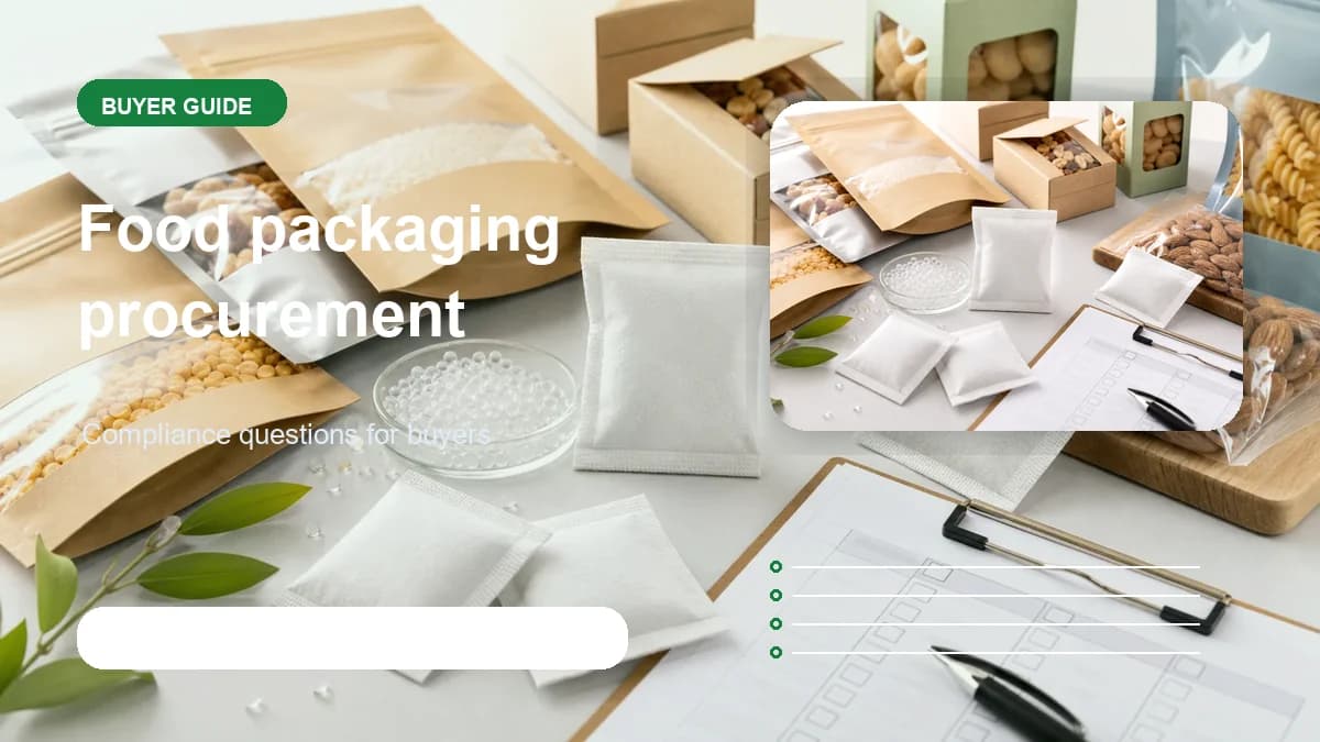 Food packaging silica gel procurement visual visual for DryGelWorld industrial desiccant buyers