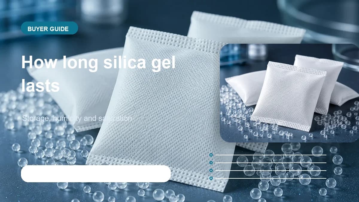 Silica gel shelf life visual visual for DryGelWorld industrial desiccant buyers