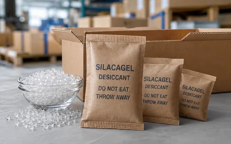 Technical Bond Moisture Control: High-efficiency adsorption packs for general industrial cartons and volume inventory management.