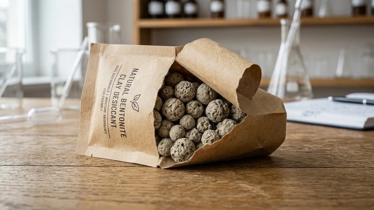 What is clay desiccant and how does it actually work? | Clay desiccant bentonite adsorption visual What is clay desiccant and how does it actually work?: Clay desiccant bentonite adsorption visual visual for DryGelWorld industrial desiccant buyers
